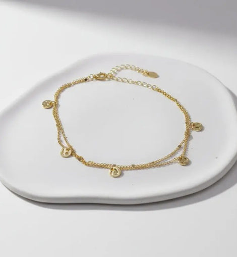 Chaine de cheville Stella Signé Flore